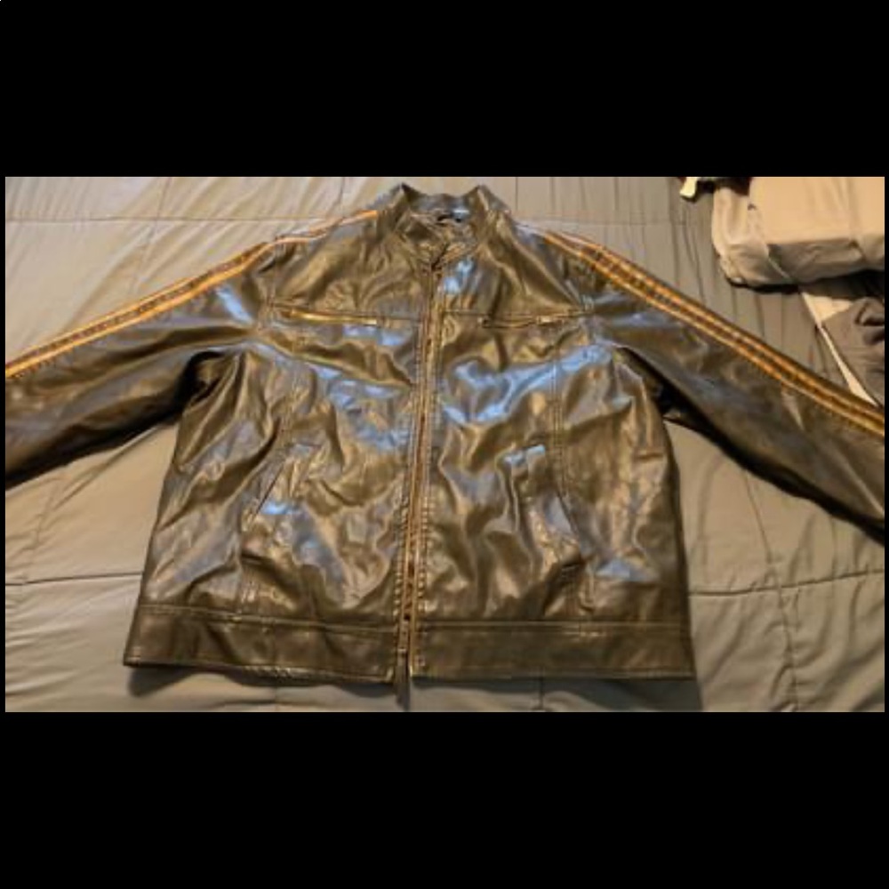 Mens Leather Jacket.
